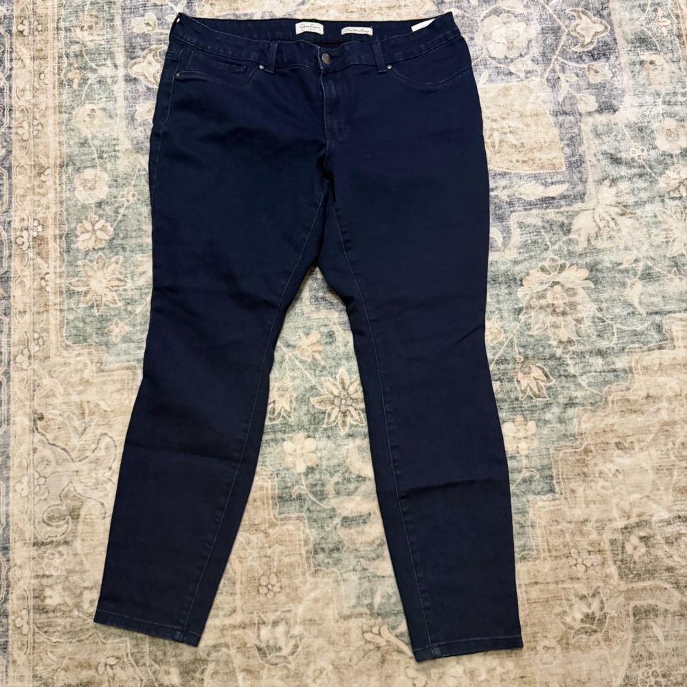 Jessica Simpson Kiss Me Skinny Jeans Women’s PLUS Size 20W Dark Wash Stretch